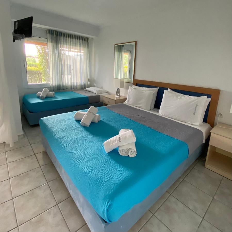 Pansion Argo Apartment Nea Moudania Bagian luar foto